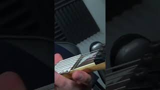 Jammed Some Old Card Under My Strings... Why?