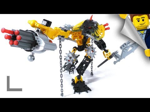 Видео: Обзор набора Lego Bionicle #8912 Тоа Мари Хьюки (Toa Mahri Hewkii)