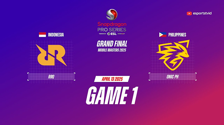 RRQ Hoshi vs ONIC PH GAME 1 GRAND FINAL ESL Mobile Masters 2025 | ONIC vs RRQ ESPORTSTV