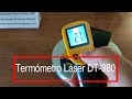 Tutorial Como usar Termómetro Laser Infrarrojos DT-380 Test con Frio y Calor