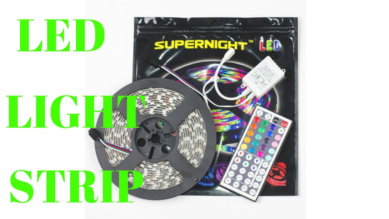 SUPERNIGHT led light strip Review YouTube