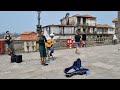 Street musicians in Porto