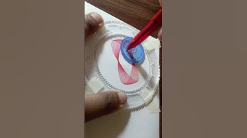 What does this pattern resemble??? Magic Ruler Small ruler, big wisdom #2024 #shorts #spirograph