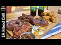 South African Mixed Grill | #Braai | How to make Garlic Bread Recipe | South African Braai | #ASMR |