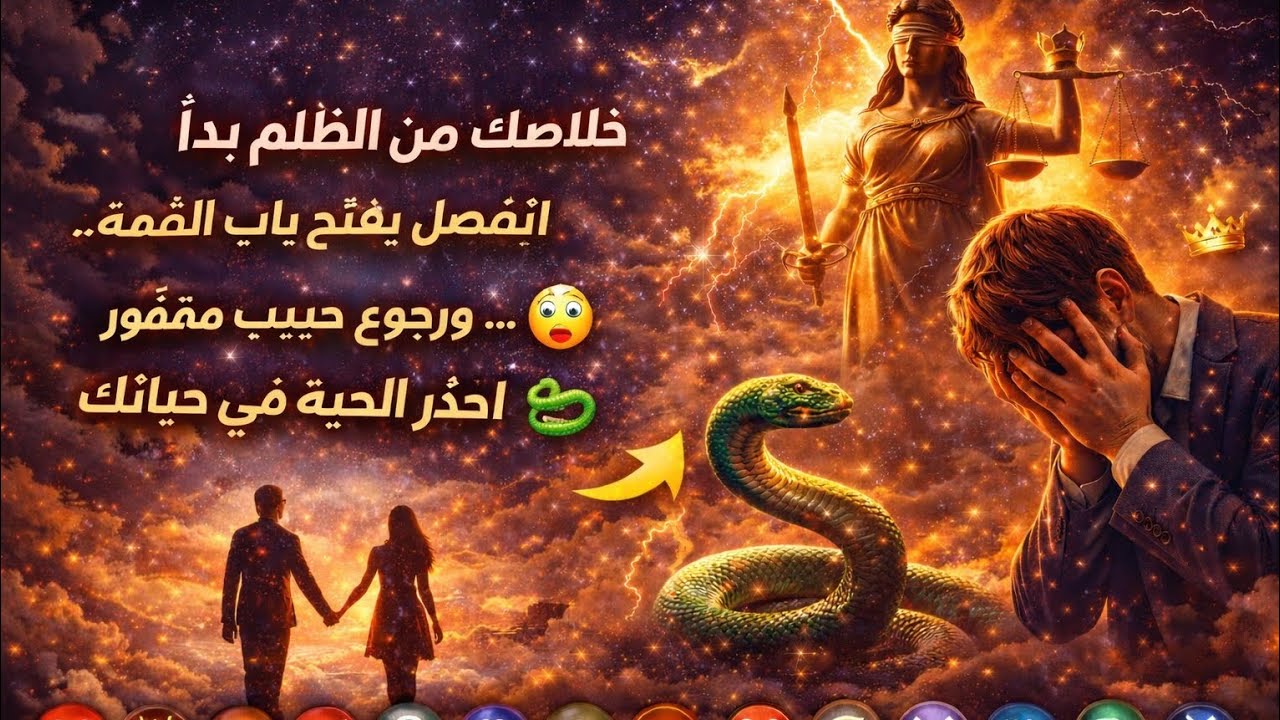 برج الميزان خلاصك من الظلم بدأ! ⚖️ انفصال حتمي يفتح باب القمة.. ورجوع حبيب مقهور! احذر حية في حياتك