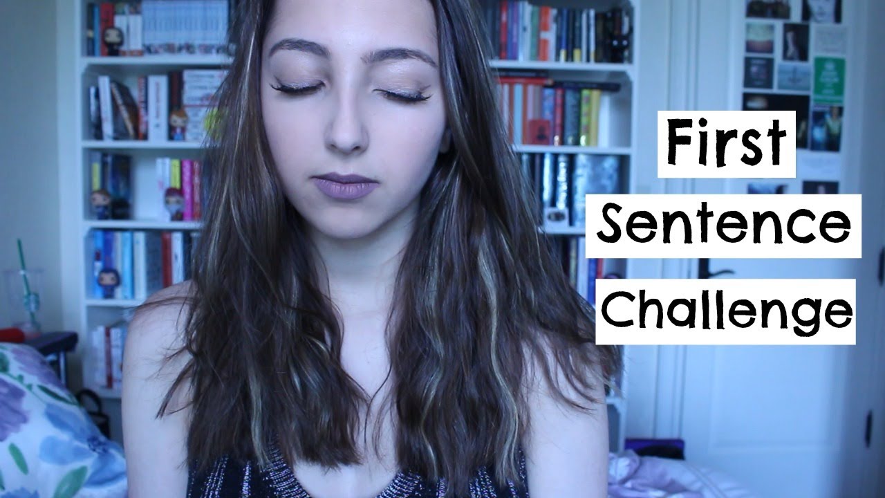 first sentence // book challenge