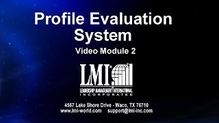 How to use the LMI Profile Evaluation Software - Module 2