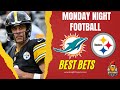 Dolphins vs Steelers Best Bets! Player Prop and Spread Picks for Week 15 Monday Night Football!
