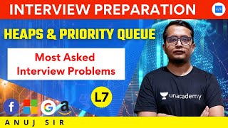 Heaps & Priority Queue - Most Asked Interview Problems | L - 7 | Interview Preparation | Anuj