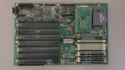 Vintage Zeos Modular CPU motherboard closeups