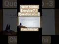 Ncert class 9 Maths 💫Exercise 7.1 question no -3 #ncertmaths #shorts #ytshorts #ncert #trending