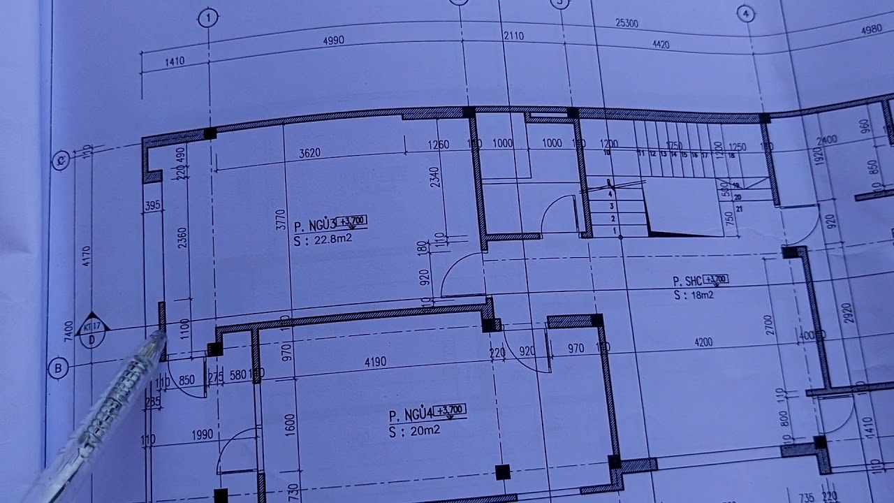 Học đọc bản vẽ xây dựng | Kết Hợp Xem Bản Vẽ Mặt Bằng Mặt Đứng Mặt Cắt | Cách Đọc Bản Vẽ Xây Dựng | TÙNG Pèeng NĐT