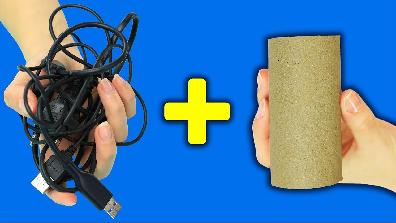 7 DIY Organization Hacks With Toilet Paper Rolls YouTube