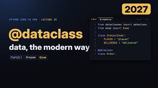 Python Dataclasses and Enums: Model Data the Modern Way (2027)