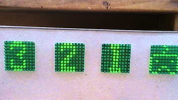 Matriz de leds en FPGA funcionamiento completo