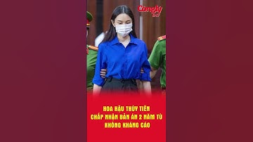Hoa hậu Thuỳ Tiên không kháng cáo, chấp nhận bản án 2 năm tù | Báo Công lý