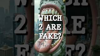 WHICH TWO ARE FAKE?  #travel #quiz #isitreal