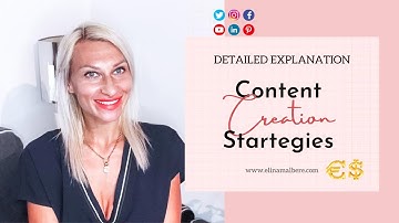 CONTENT CREATION STARTEGIES / Create Good Content for Social Media, Video & Blogs + Save TIME!
