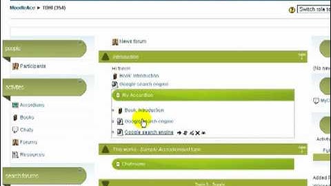 Add activities, Moodle resources inside the Accordion Resource Editor (Moodle 1.9 hack)
