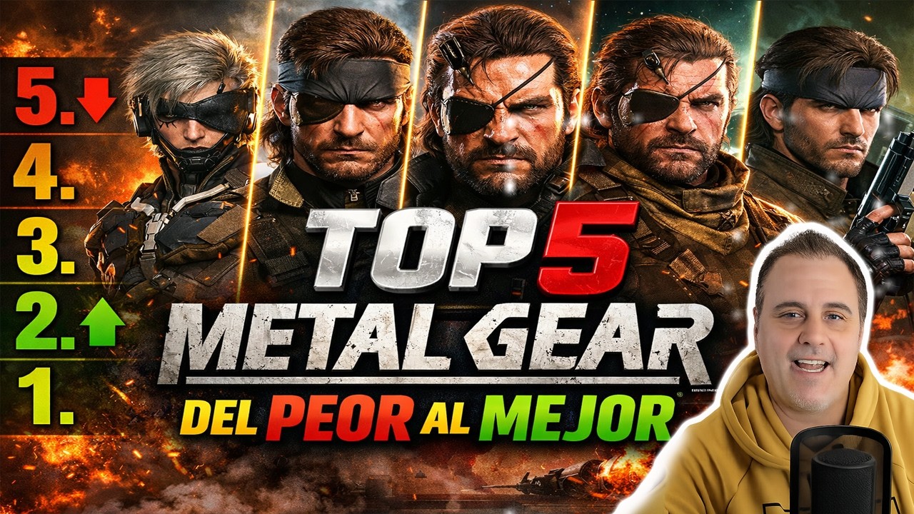Probé TODOS los Metal Gear y este es mi TOP 5 🐍