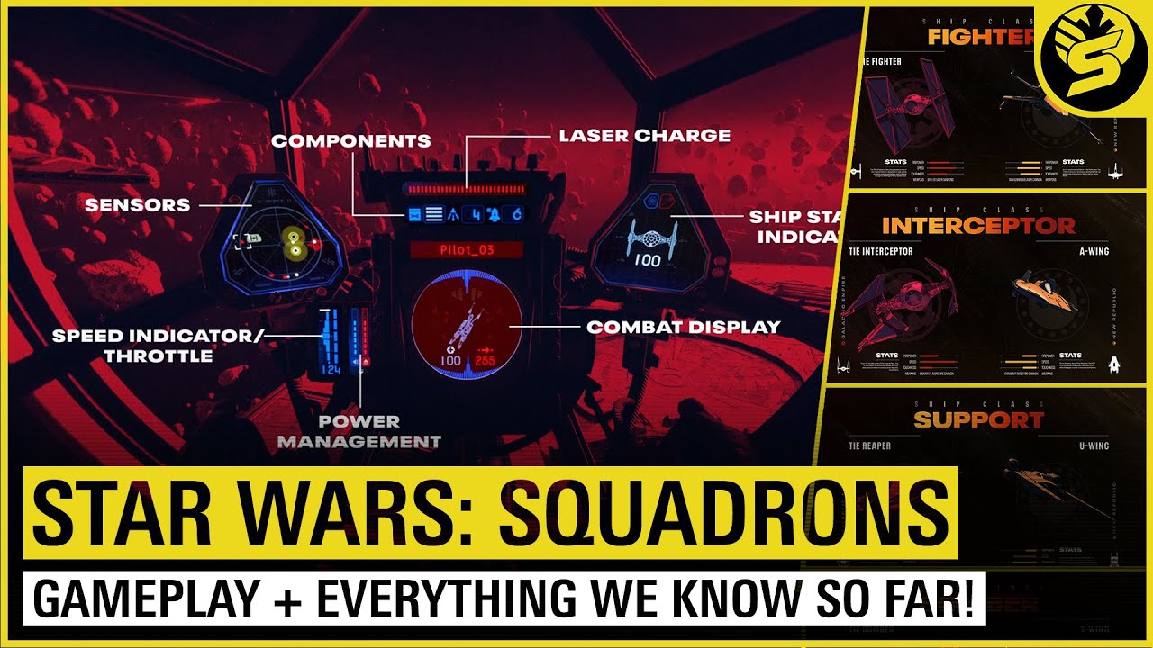 STAR WARS: SQUADRONS Gameplay Reveal - Everything we know about Squadrons so far!