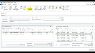 Company Bank Accounts Reconciliation | Import Bank Statement in Navision