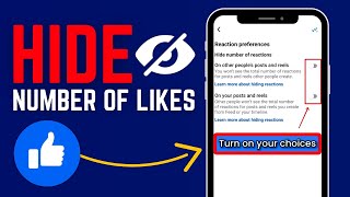 How To Hide Total Number of Likes on Facebook Mobile App | Set Up Reaction Preferences Posts & Reels screenshot 4