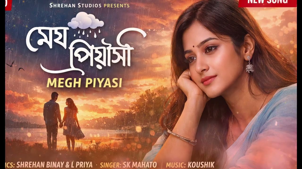 মেঘ পিয়াসী (Megh Piyasi) | Official Music | Shrehan Studios | New Bengali Song 2026