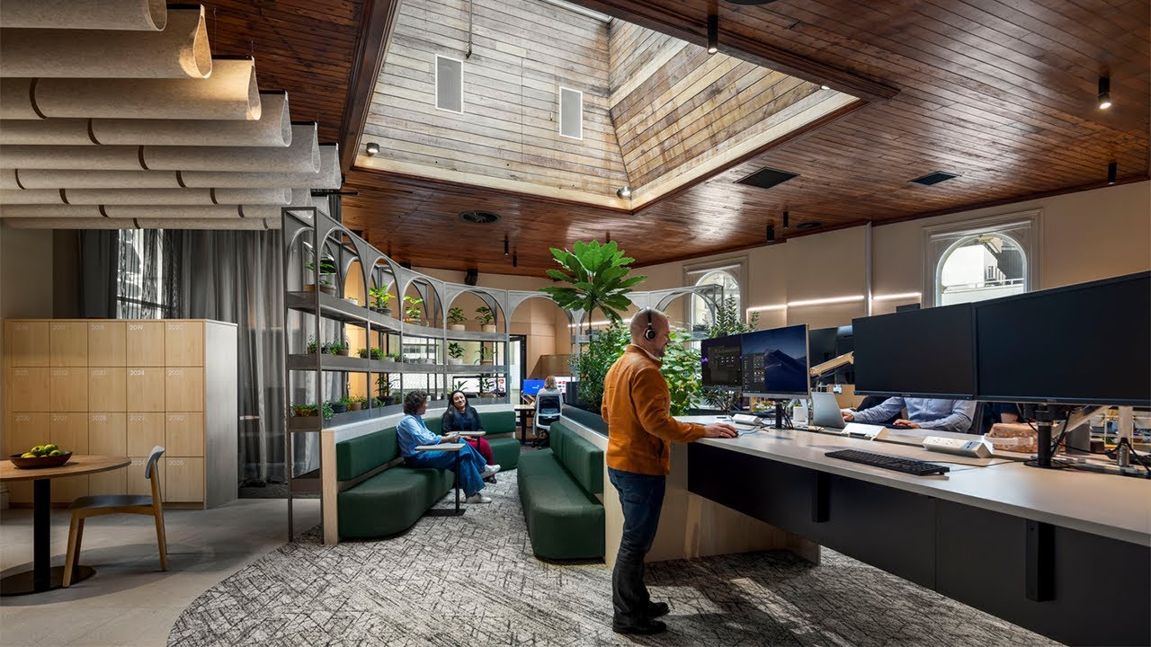 Meridian Energy's workspace reimagined for a sustainable future. - YouTube