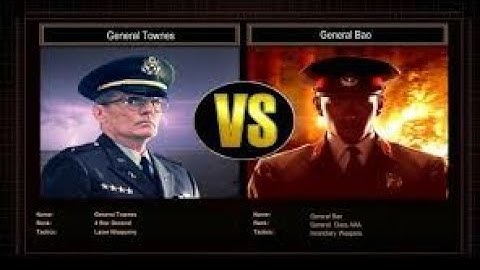 GENERALS THERO HOUR CONTRA 007 FINAL / КИТАЙ ОГОНЬ /PANTERA GAMEPLAY