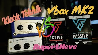 VBOX Mark2 VS KLARK TEKNIK DN100 VS RUPERT NEVE RNDI | 4 DI Direct Boxes