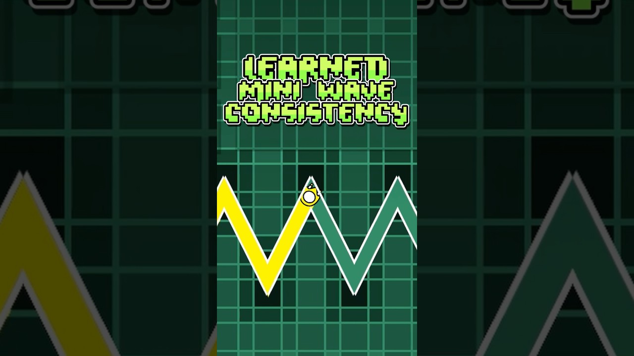 HOW I LEARNED MINI WAVE CONSISTENCY IN 1 DAY!? 🔥😳 #geometrydash #gd #waveconsistecy #consistency