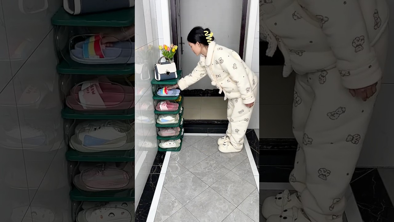 Multi-tier simple shoe rack 