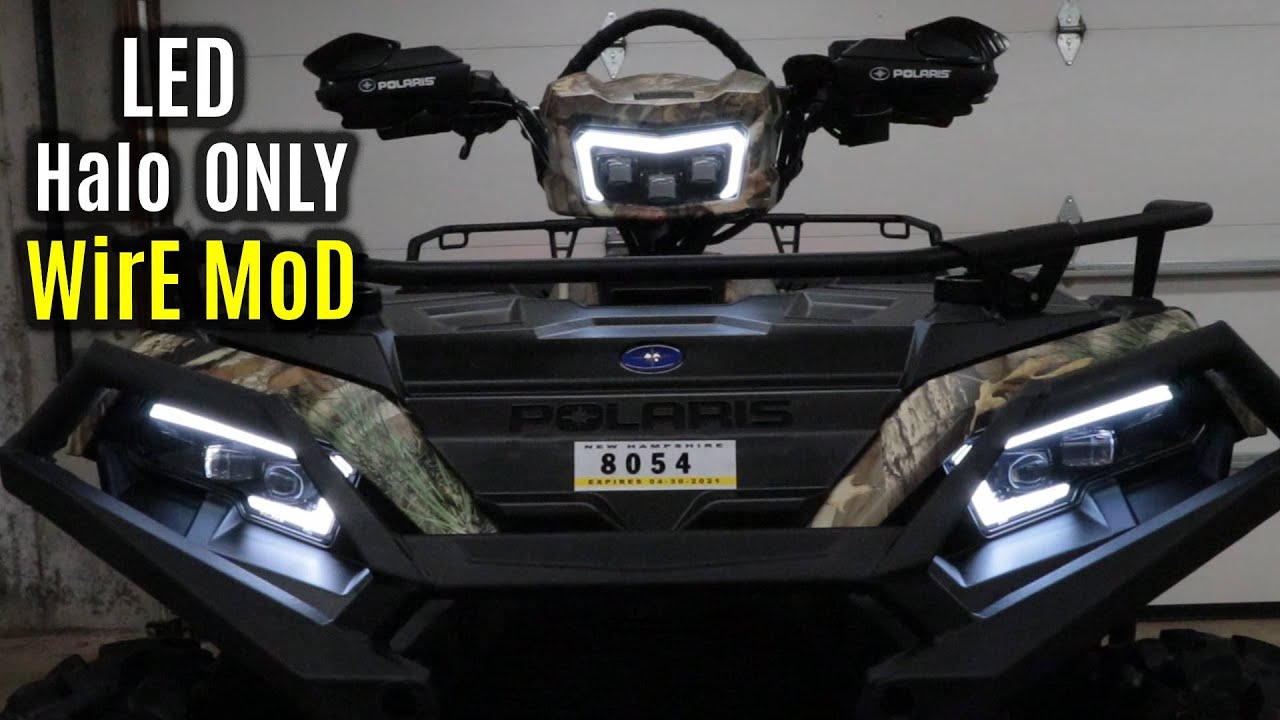 LED Halo ONLY Custom Headlight Harness POLARIS Sportsman 450 570 850
