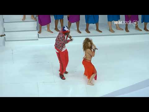 4k Remastered 2006 Shakira ft. Wyclef Jean - Hips Don't Lie (World Cup Final) 09 07 06