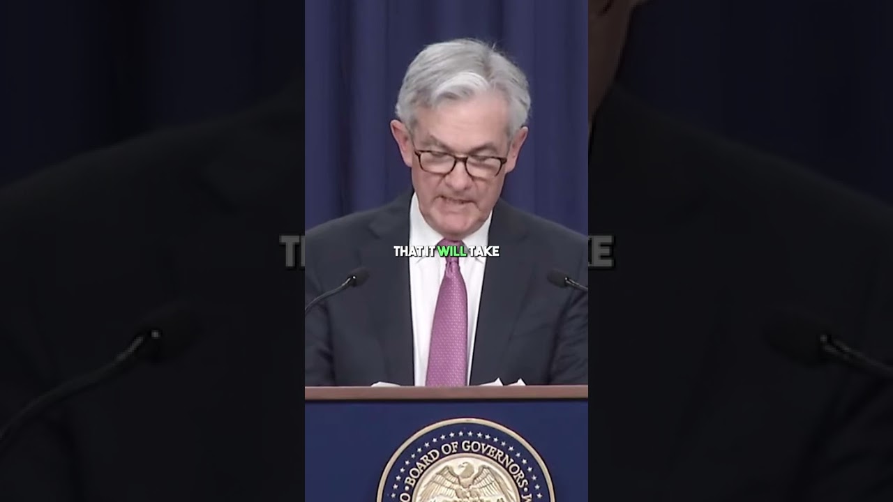 “Inflation Is Much Too High” -Jerome Powell #Shorts