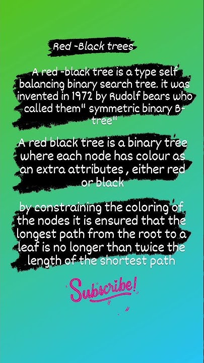 red-black-tree-what-is-red-black-tree-in-short-datastructure-youtube