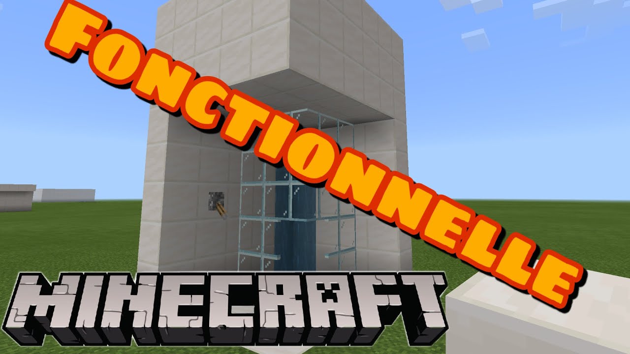 TUTO comment faire une douche fonctionnel dans Minecraft bedrock