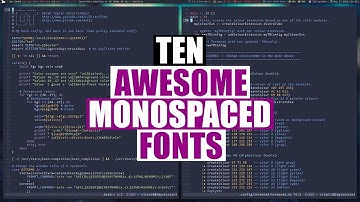 Ten Attractive Fonts For Your Terminal Or Text Editor