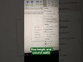 Excel Row Height & Column Width Adjust Kaise Kare | Easy Trick #Shorts #excel