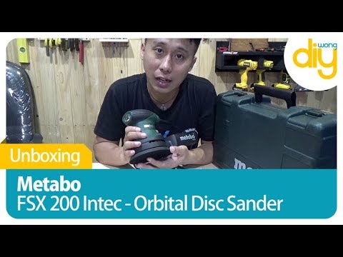 Unboxing Metabo FSX 200 Intec Disc Sander (Mesin Amplas Bulat)