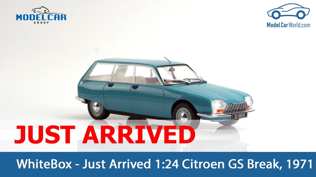 Citroën GS Break LUSO TOYS Avec Bateau Secours – Solido 1/43 – Rouge – Collection