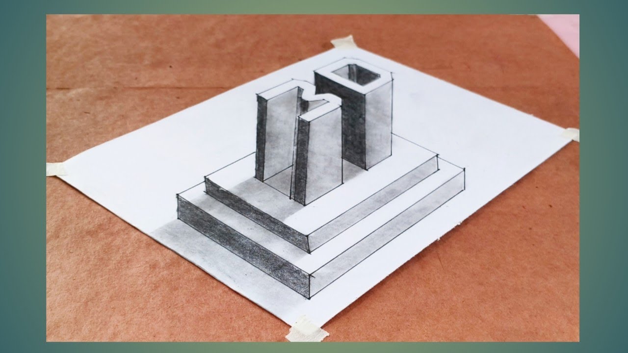 Easy 3D drawing for beginners ।।