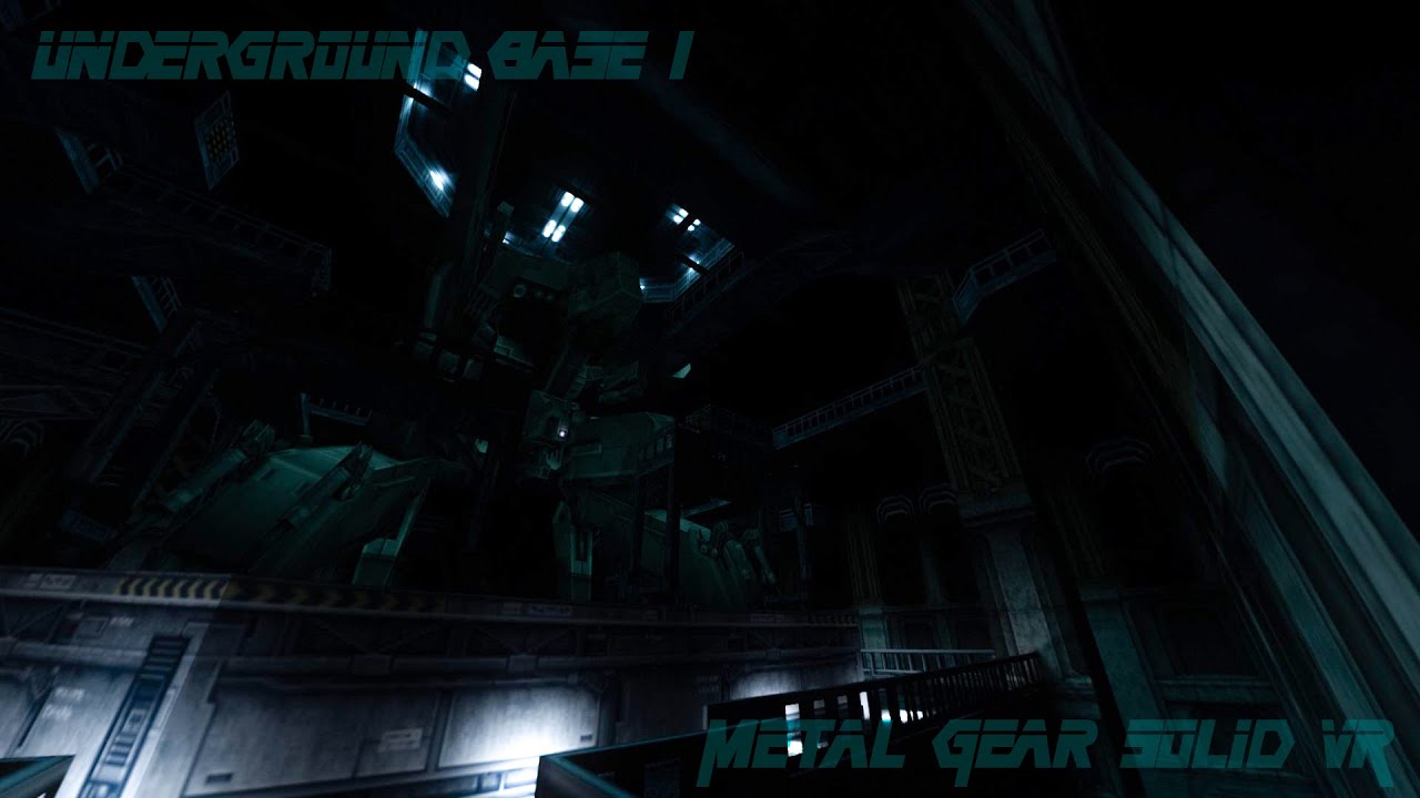 Metal Gear Solid - Underground Base 1 (360 VR Compatible)