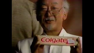 1989 Colgate Toothpaste Tv Commercial With Pat Morita Mr. Miyagi
