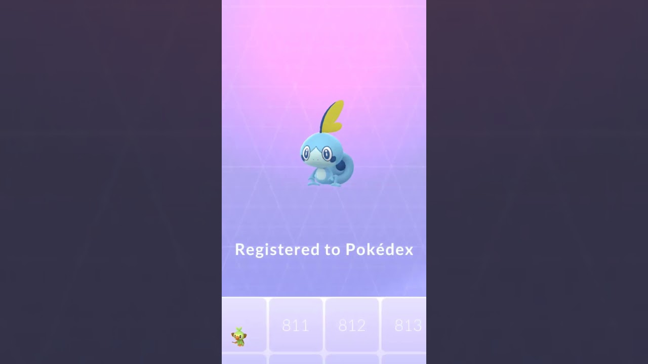 I caught Sobble.