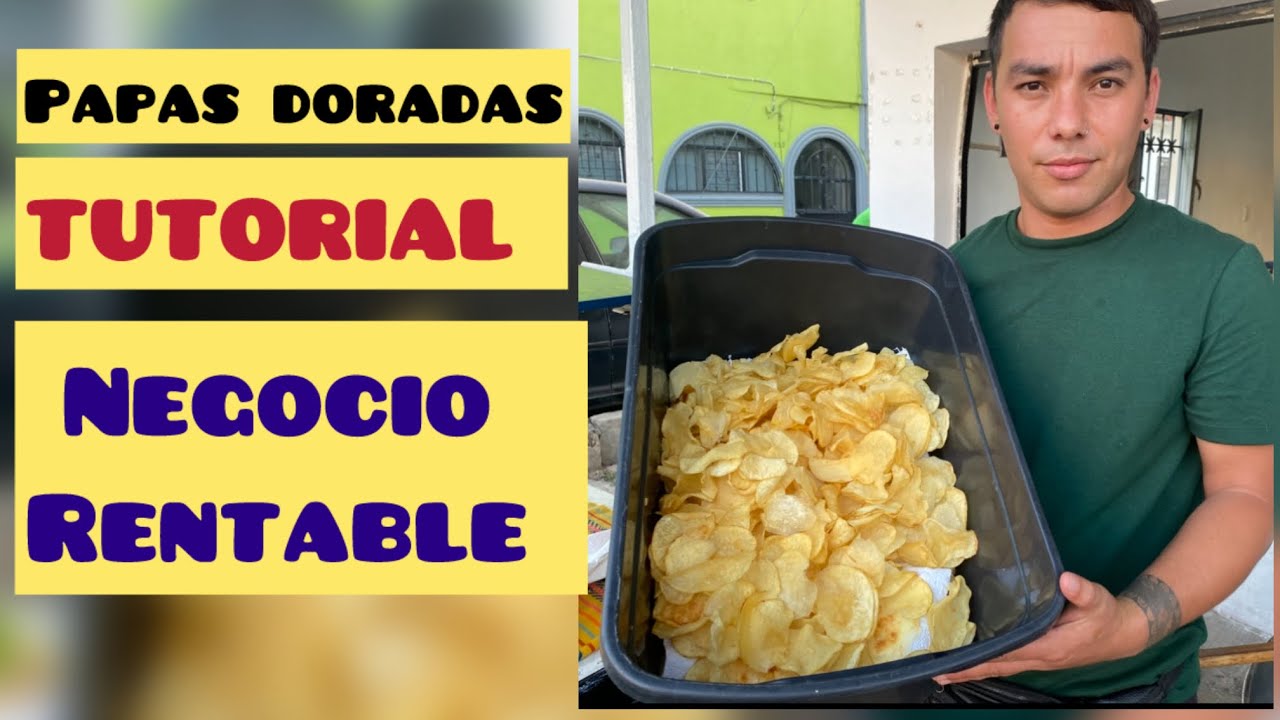 TUTORIAL| PAPAS DORADAS | (fritas)ASI SE HACEN 