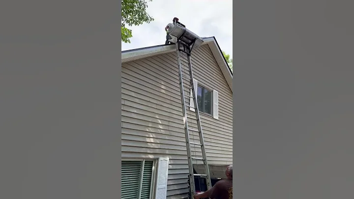 Ladder Hoist #construction #diy #roofing #tools