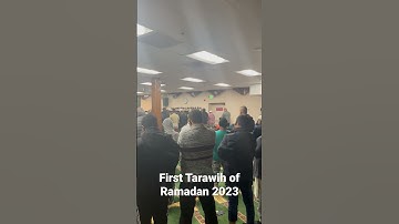 First Tarawih Prayers in USA in Ramadan 2023