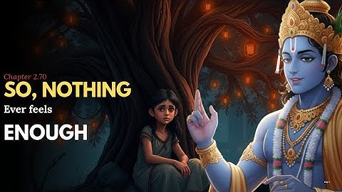 So, Nothing Ever Feels enough | भगवद्गीता﻿ Chapter 2, Verse 70
